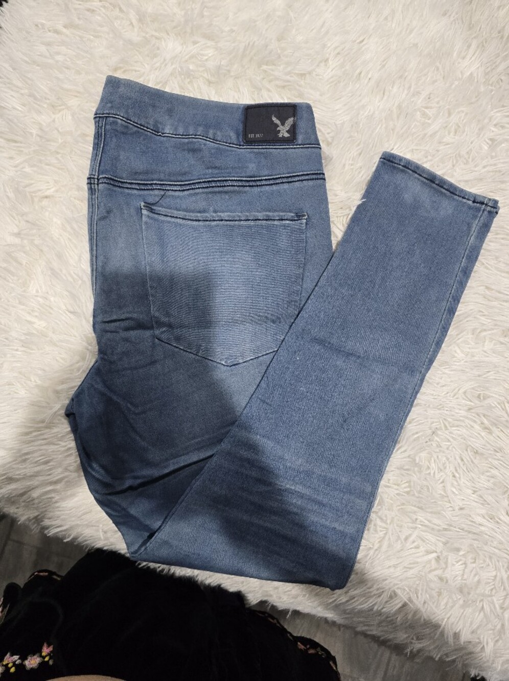 American Eagle Extreme Legging Jeans Women’s 14 Super Stretch Skinny Light Wash